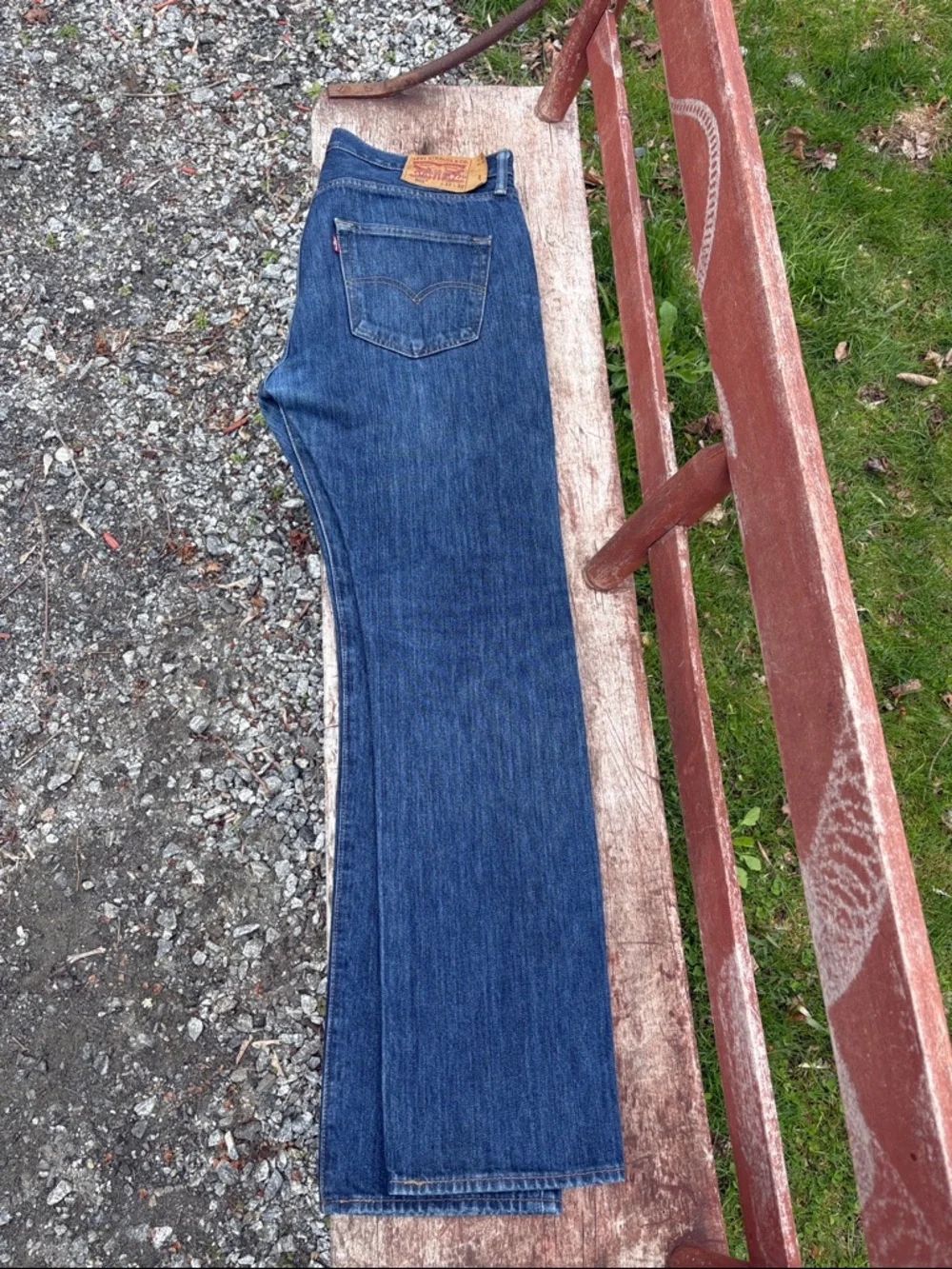 Levi's Men's Dark Blue Straight Jeans